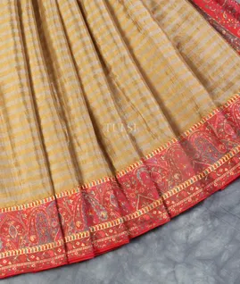 Gold and Silver Kashmir Kani Tissue Silk Saree T5299062