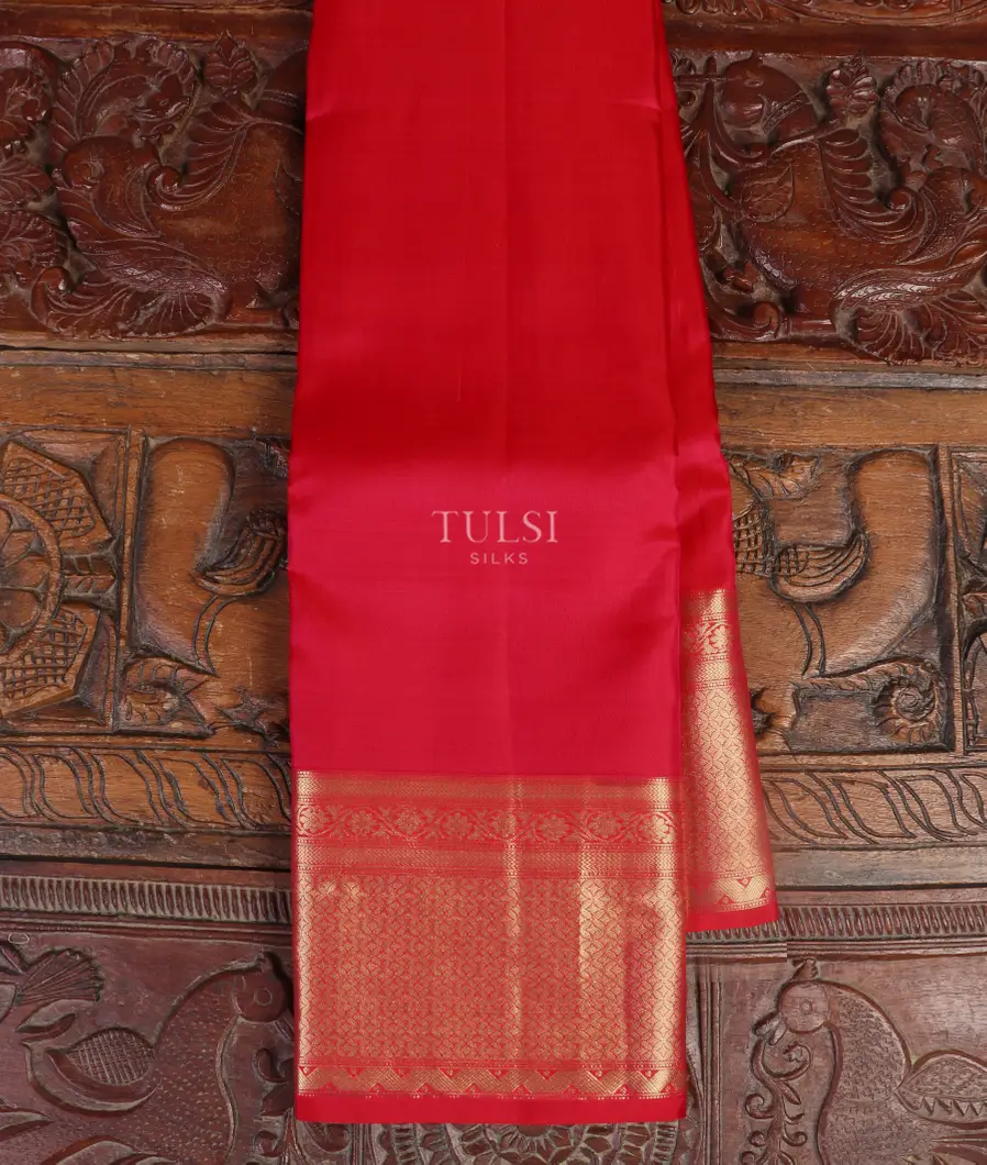 Reddish Pink Soft Silk Saree T525441-image