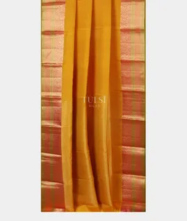 Yellow Soft Silk Saree T4632452