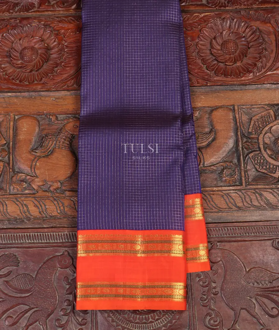 Blue Kanjivaram Silk Saree T532793-image