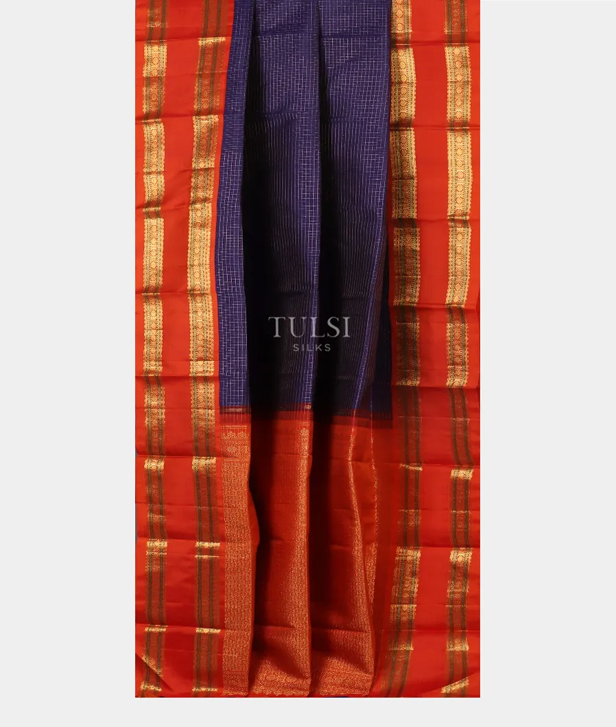 Blue Kanjivaram Silk Saree T5327932