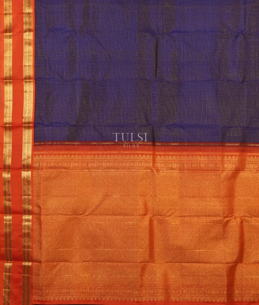 Blue Kanjivaram Silk Saree T5327934