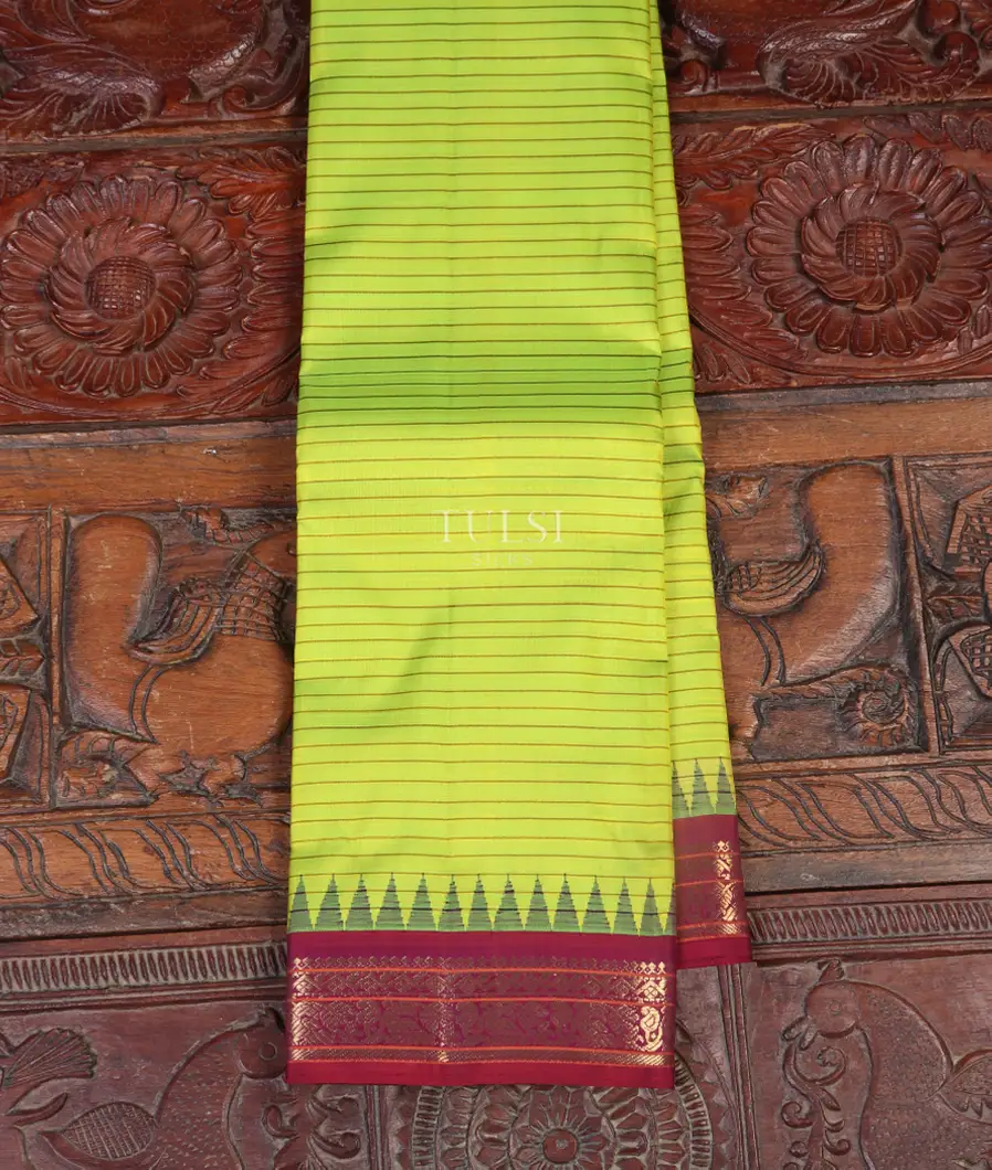 Yellowish Green Kanjivaram Silk Saree T532549-image