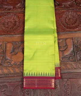 Yellowish Green Kanjivaram Silk Saree T5325491