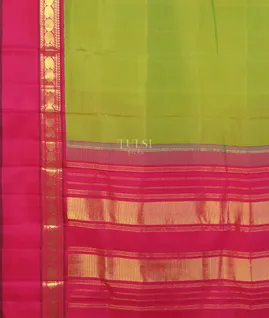 Yellowish Green Kanjivaram Silk Saree T5205804