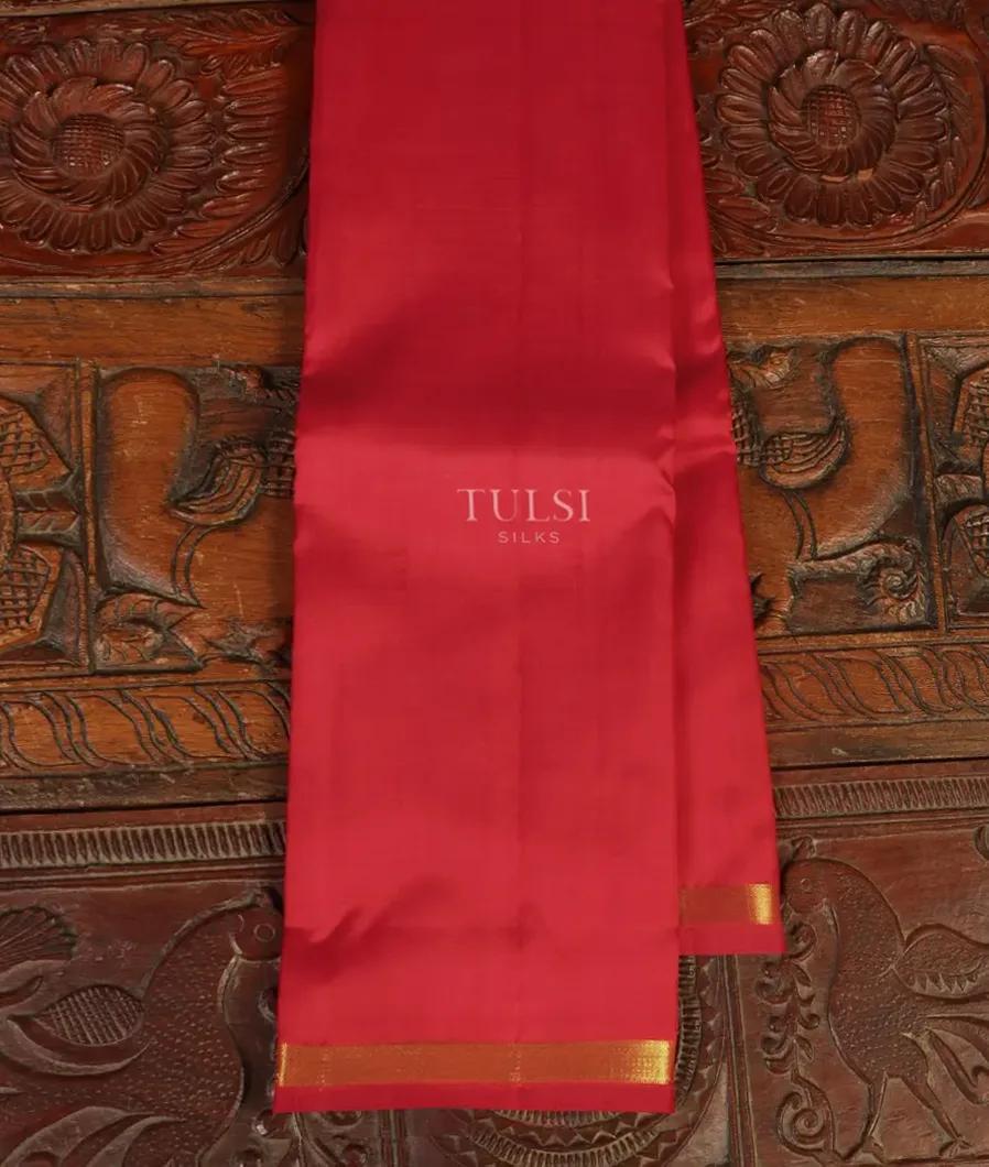 Red Kanjivaram Silk Saree T486414-image