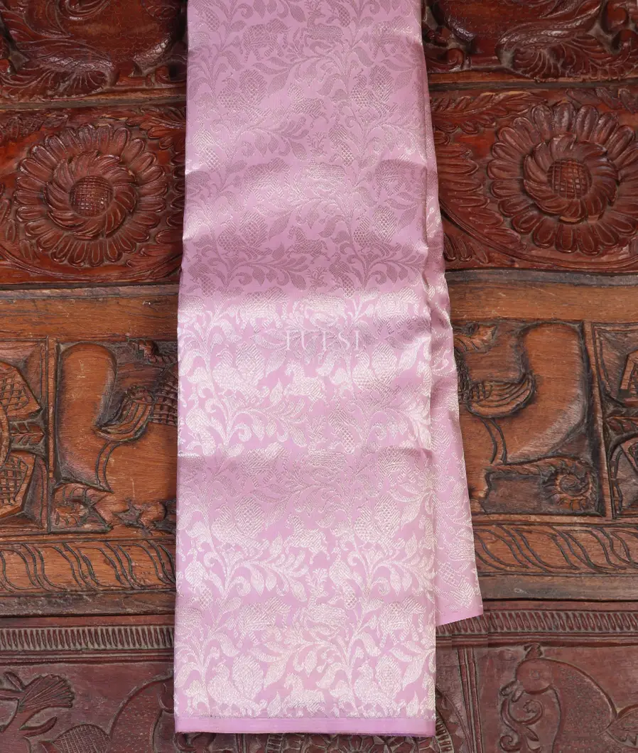 Lavender Kanjivaram Silk Saree T532447-image