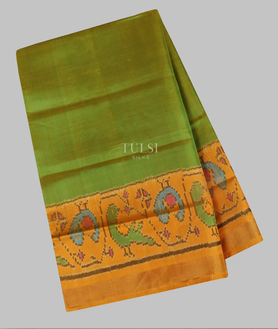Green Patola Silk Saree T528315-image