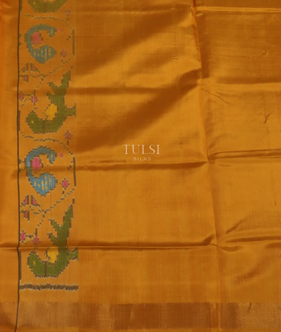 Green Patola Silk Saree T5283153