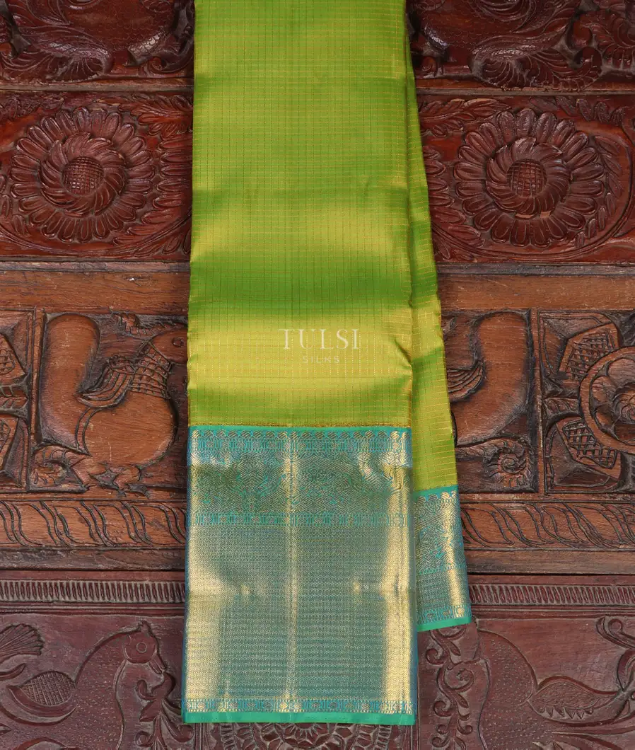 Yellowish Green Kanjivaram Silk Saree T532743-image