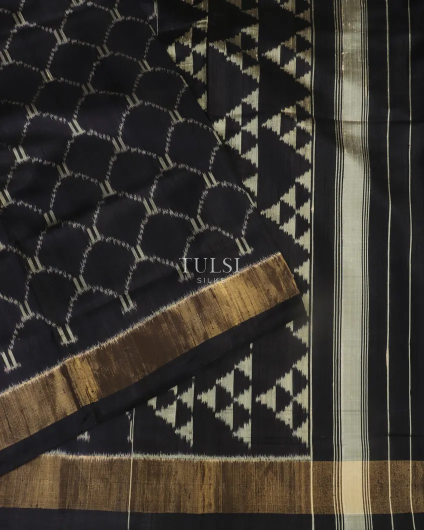 Black Patola Silk Saree T5312044