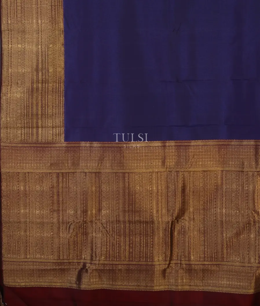 Blue Kanjivaram Silk Saree T5056324