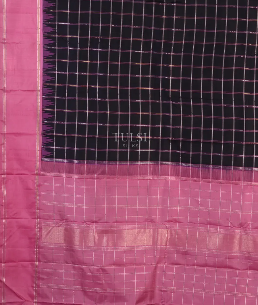 Midnight Blue Kanjivaram Silk Saree T5100094