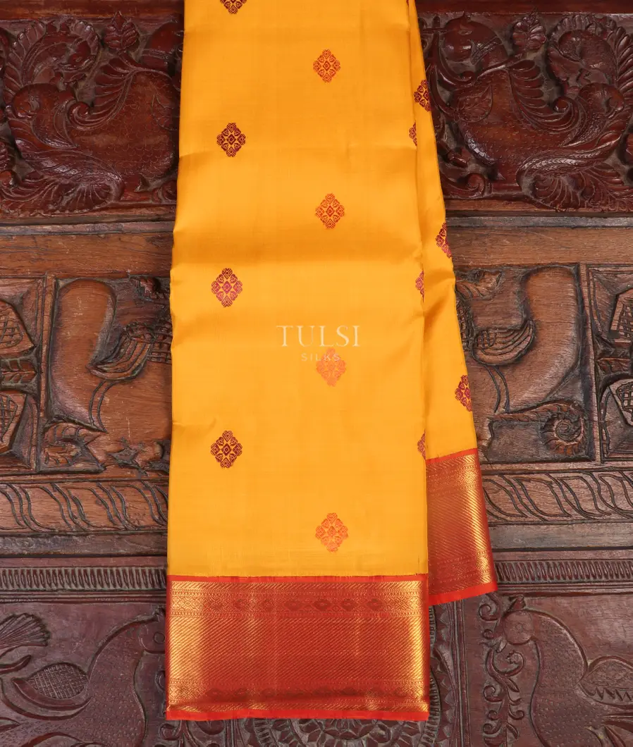 Yellow Kanjivaram Silk Saree T502391-image