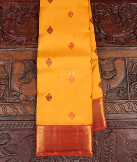 Yellow Kanjivaram Silk Saree T5023911