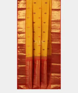 Yellow Kanjivaram Silk Saree T5023912