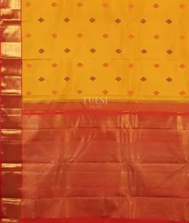 Yellow Kanjivaram Silk Saree T5023914