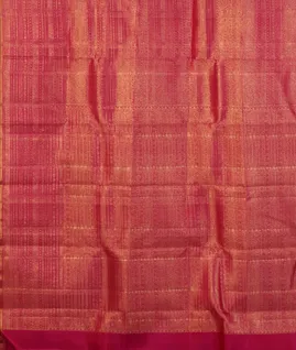 Pinkish Red Kanjivaram Silk Saree T5318534
