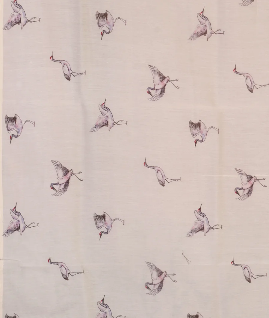 Pink Kora Organza Printed Saree T5248773