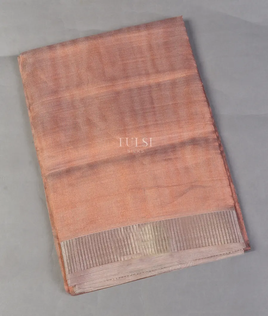 Rust Tissue Kota Saree T533965-image