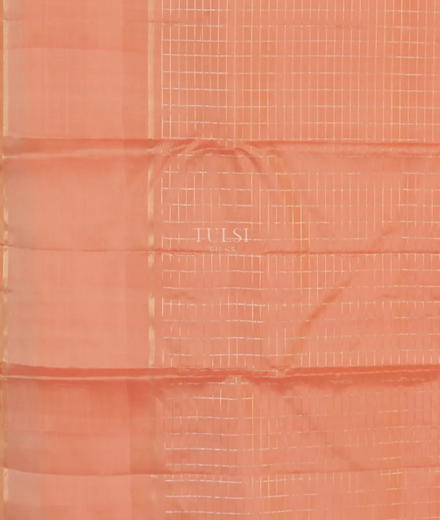 Peach Kanjivaram Silk Saree T5142093