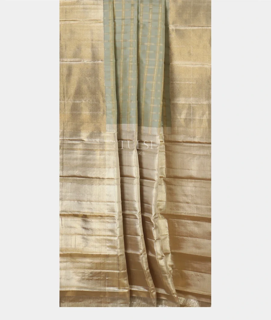 Grey Kanjivaram Silk Saree T4208772