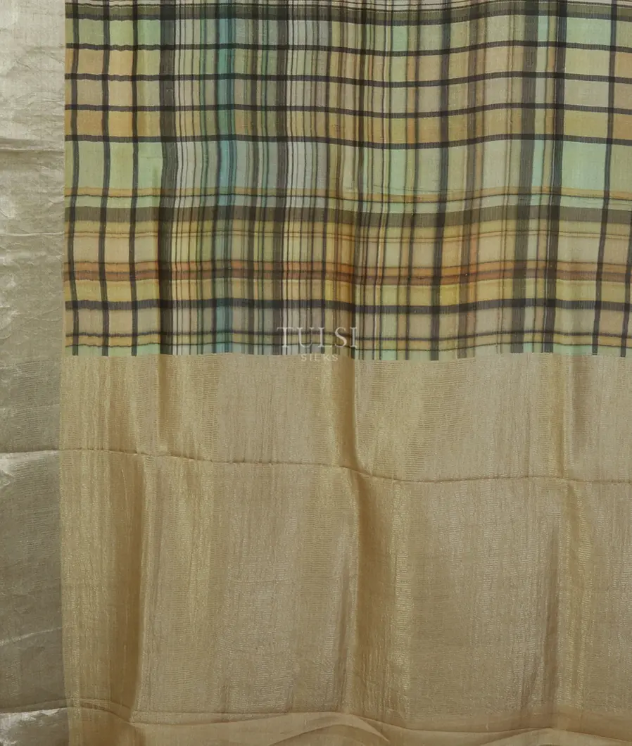 Multicolour Tussar Printed Saree T4547354