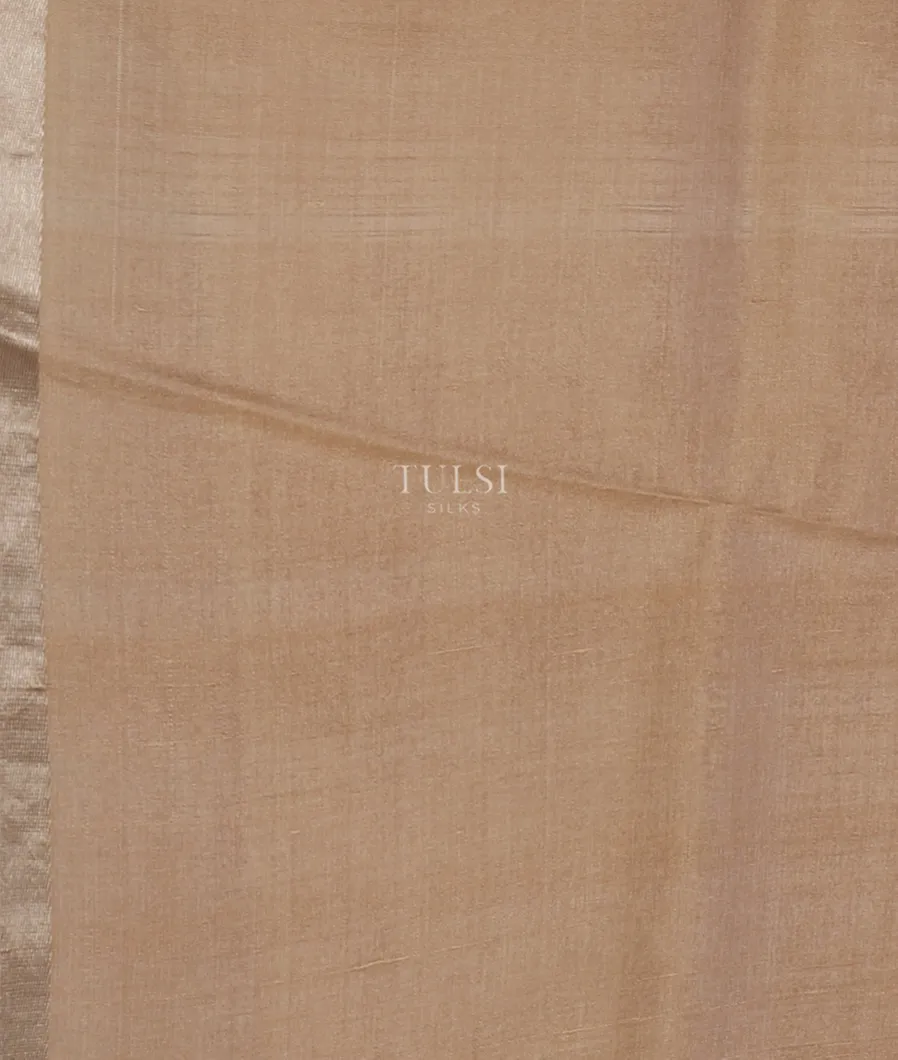 Beige Tussar Printed Saree T5121423