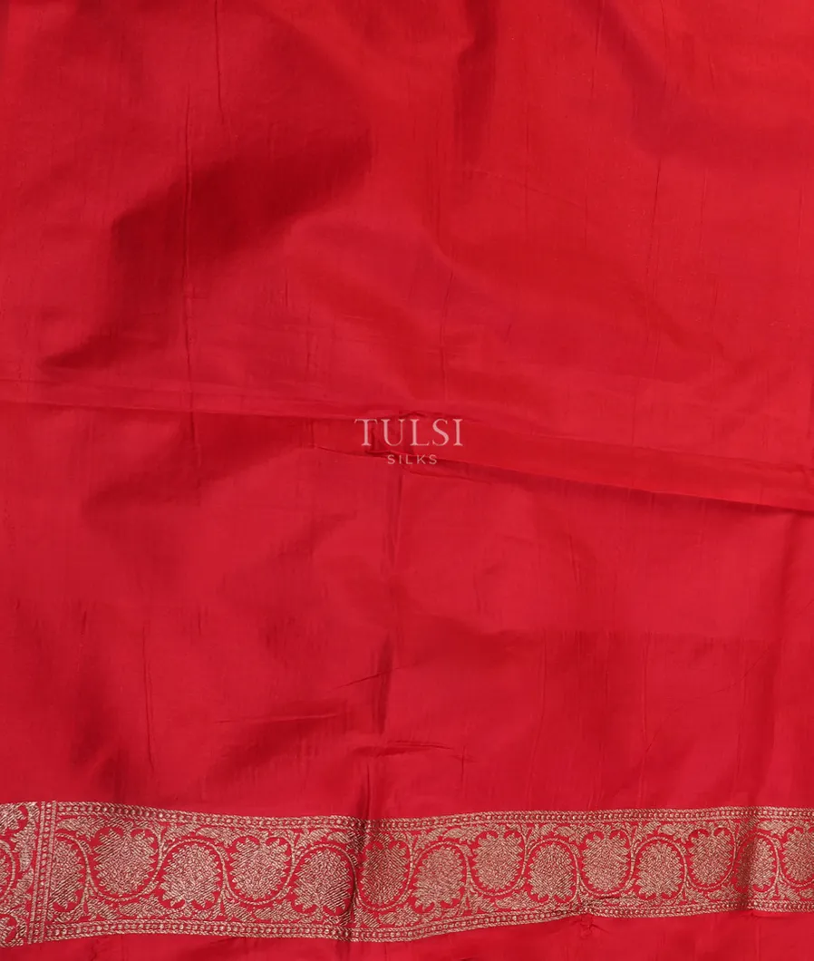 Purple Banaras Silk Saree T5312823