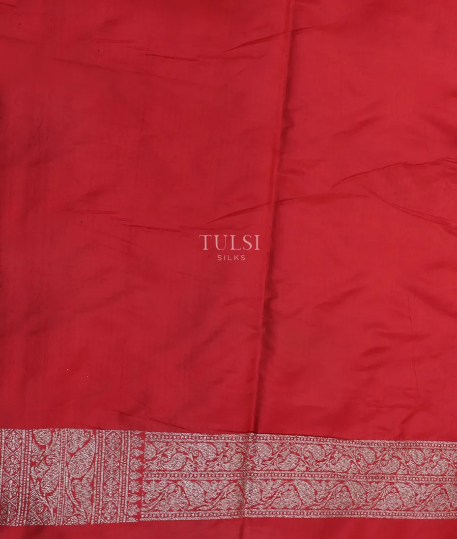 Yellow Banaras Silk Saree T5227743