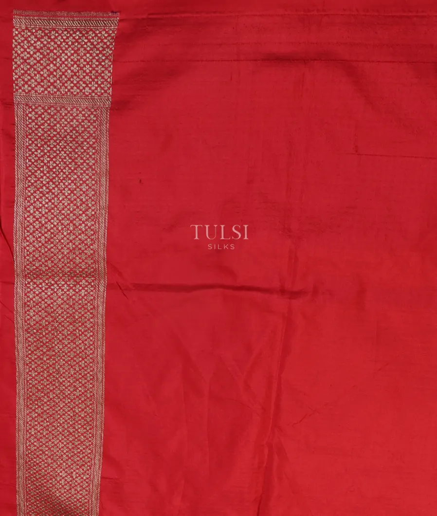 Purple Banaras Silk Saree T5228013