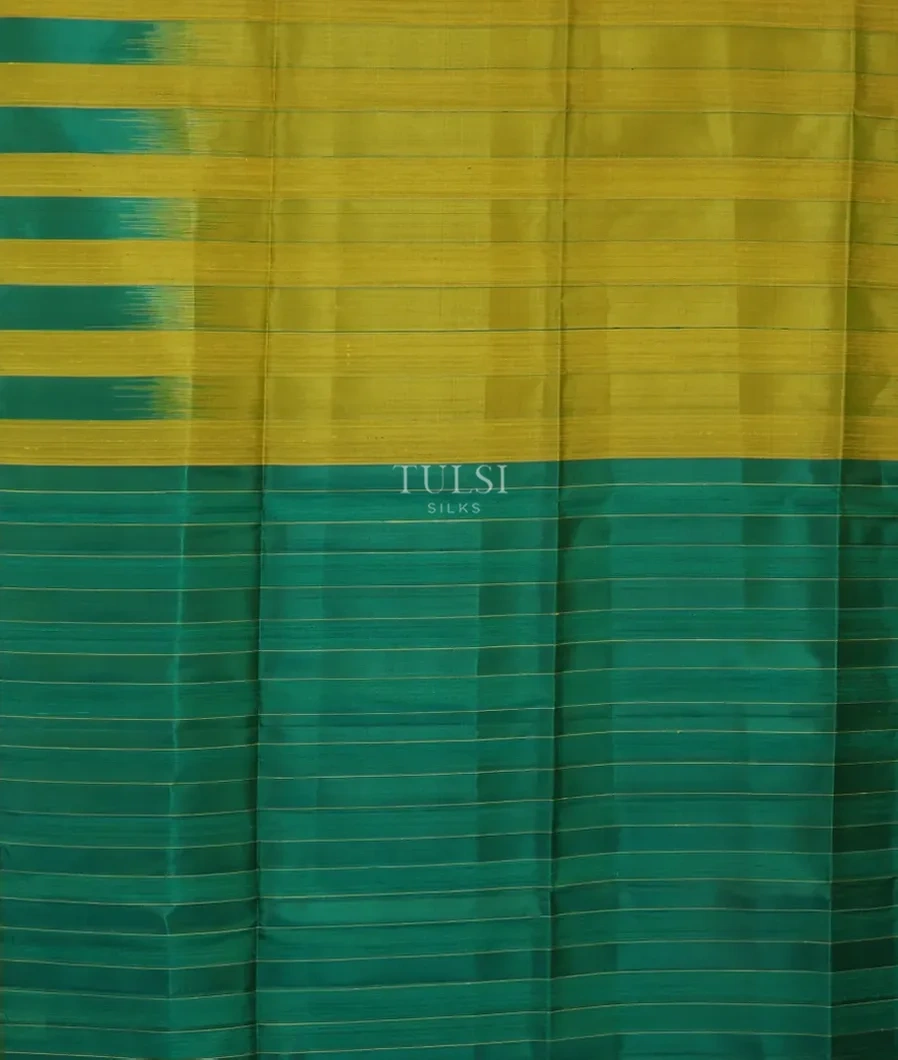 Yellowish Green Soft Silk Saree T5267364
