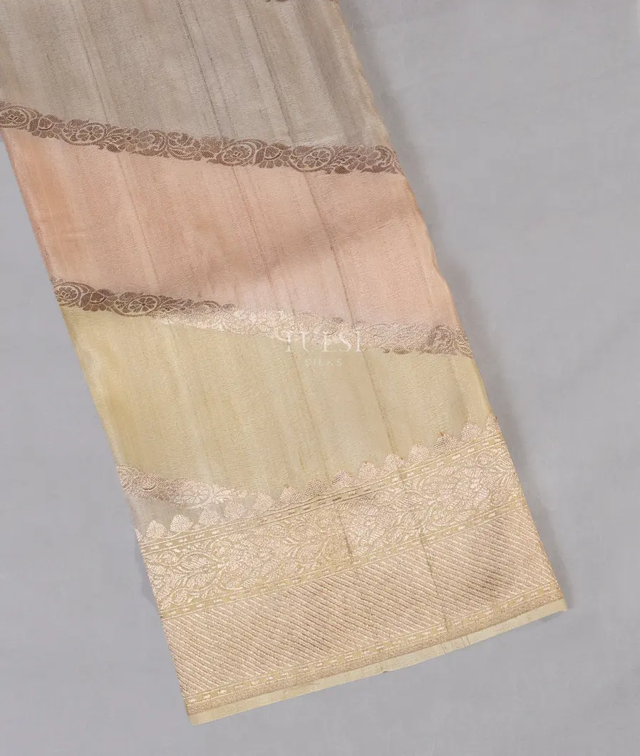 Multicolour Tussar Georgette Saree T495876-image