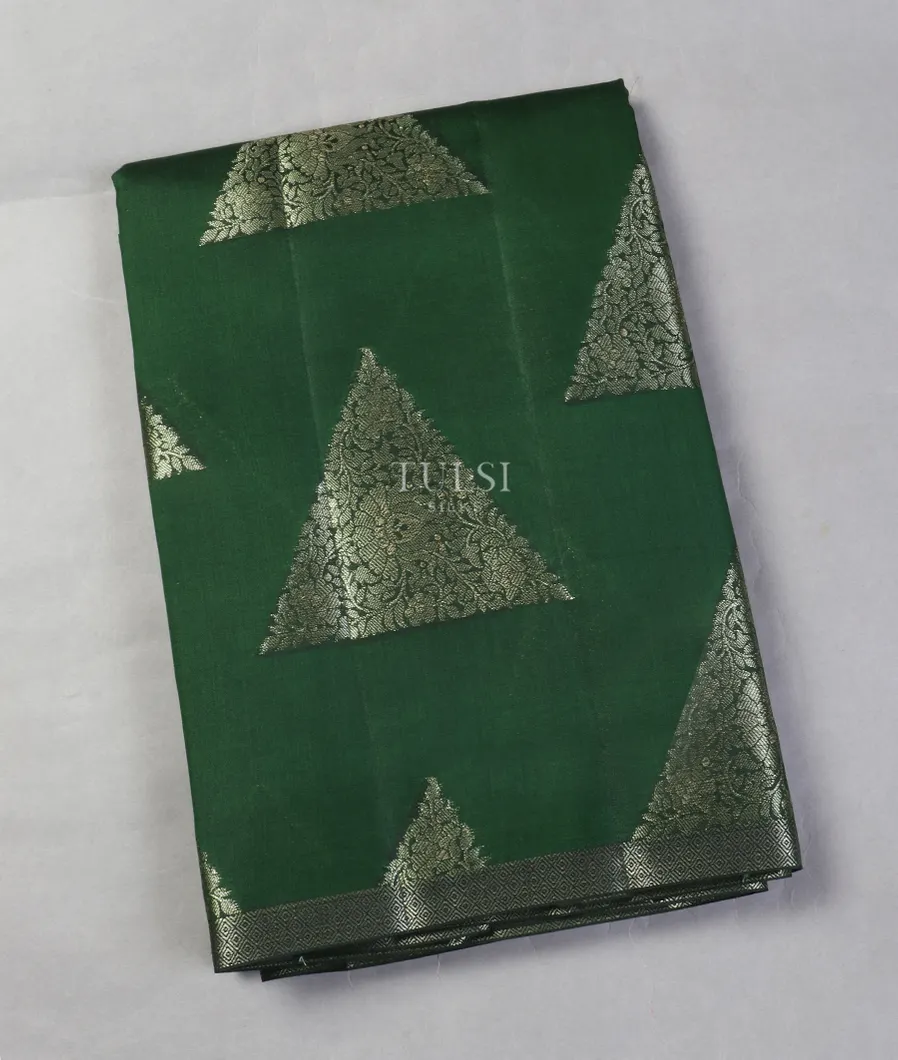 Green Chaniya Silk Saree T521664-image