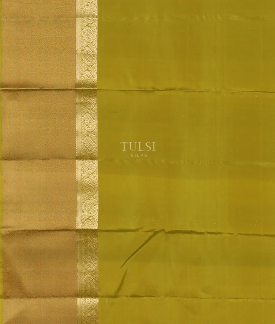 Yellowish Green Soft Silk Saree T5096333