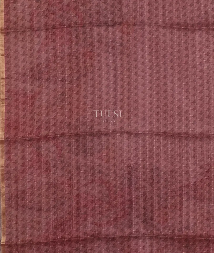 Light Blue Tussar Kota Saree T5232123