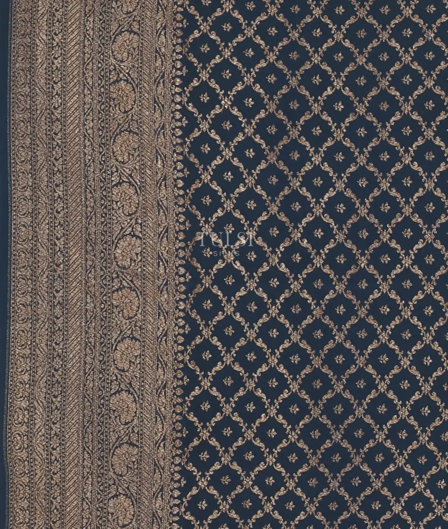 Green Crepe Silk Saree T5211003