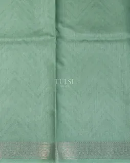 Green Soft Tussar Printed Saree T5308573