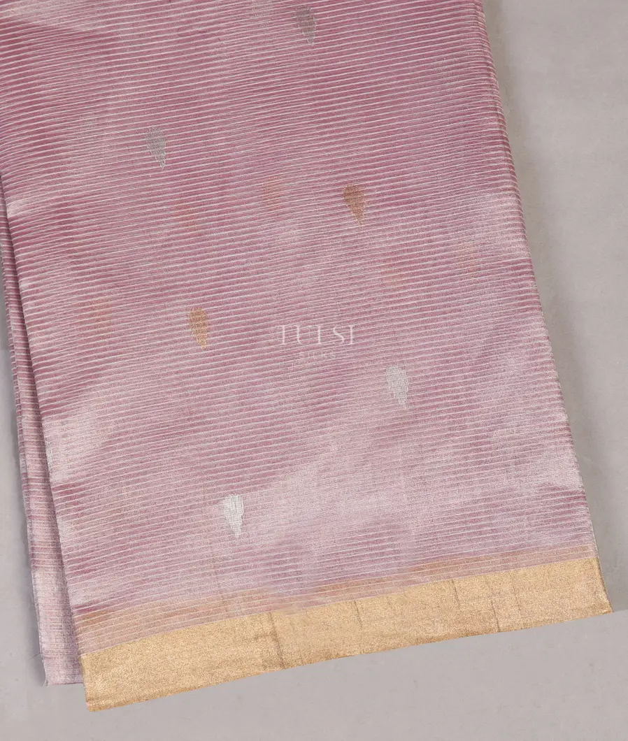 Lavender Woven Tissue kota Saree T520328-image