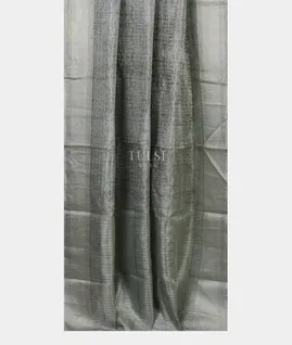 Bluish Grey Tissue Kota Saree T5203212