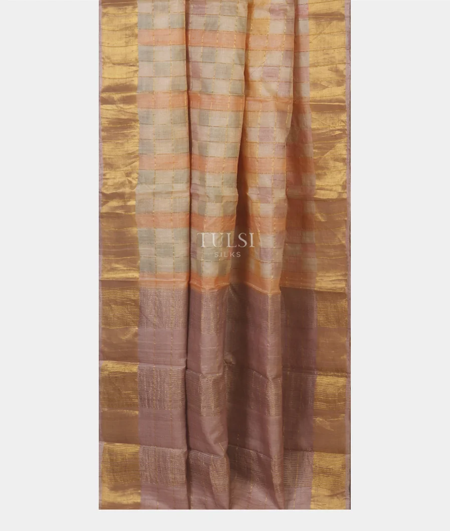 Multicolour Tussar Printed Saree T5213762