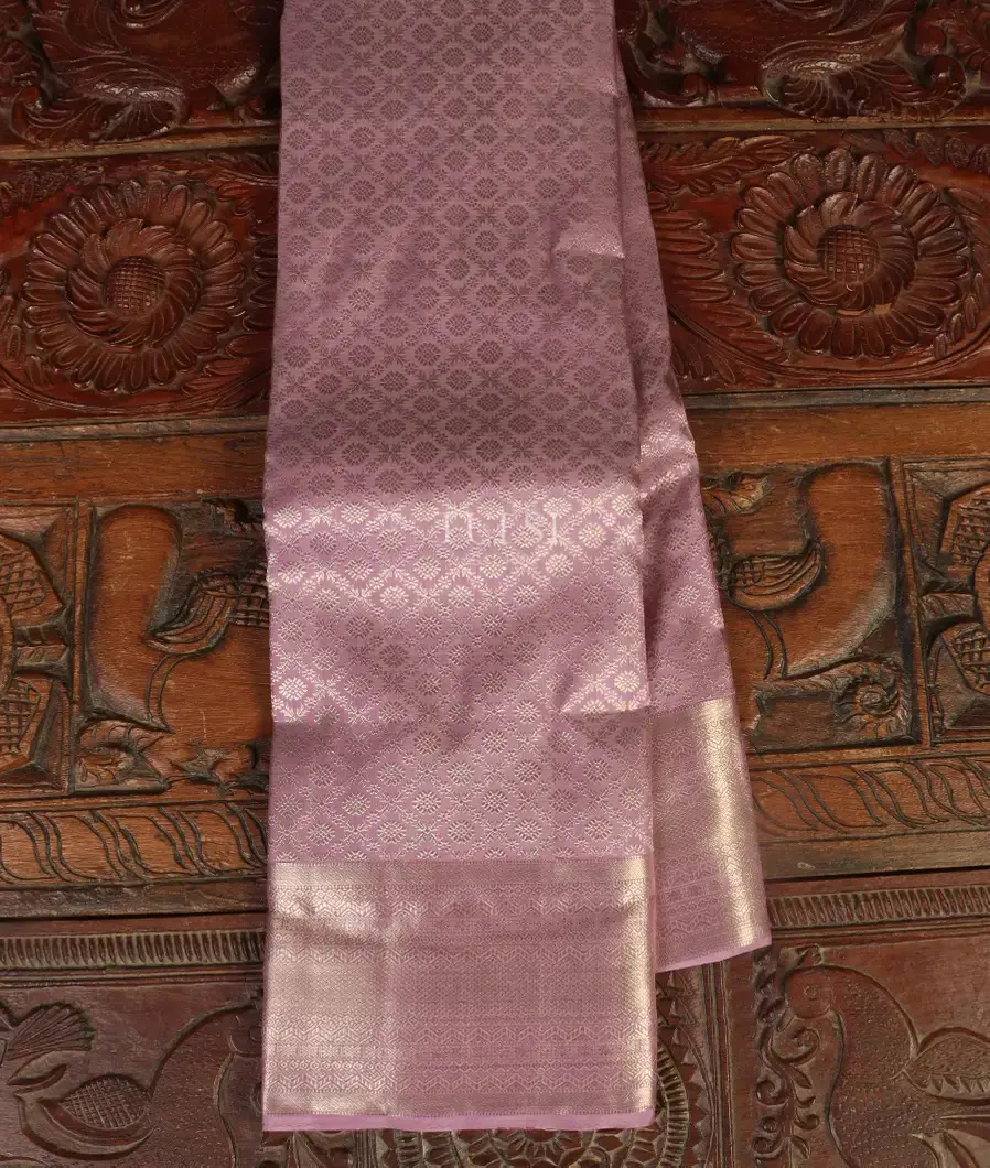 Lavender Kanjivaram Silk Saree T536182-image