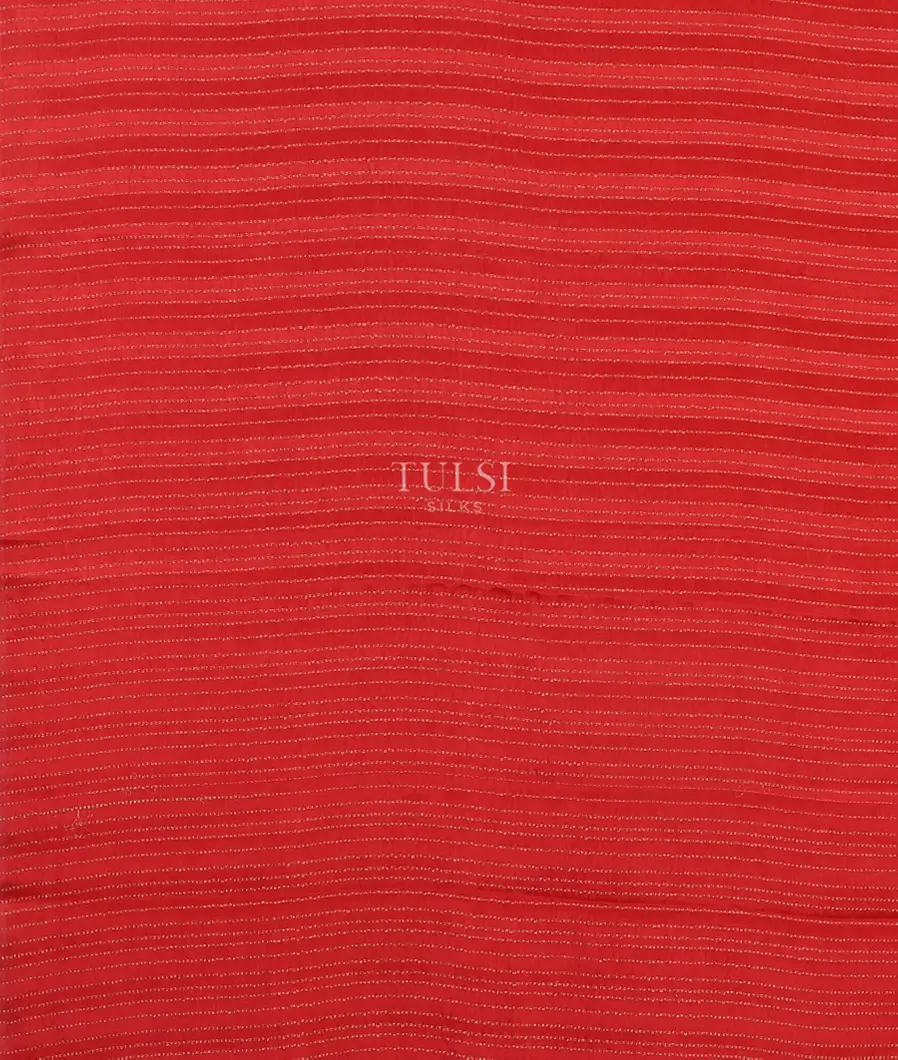 Red Mysore Crepe Silk Saree T5203533