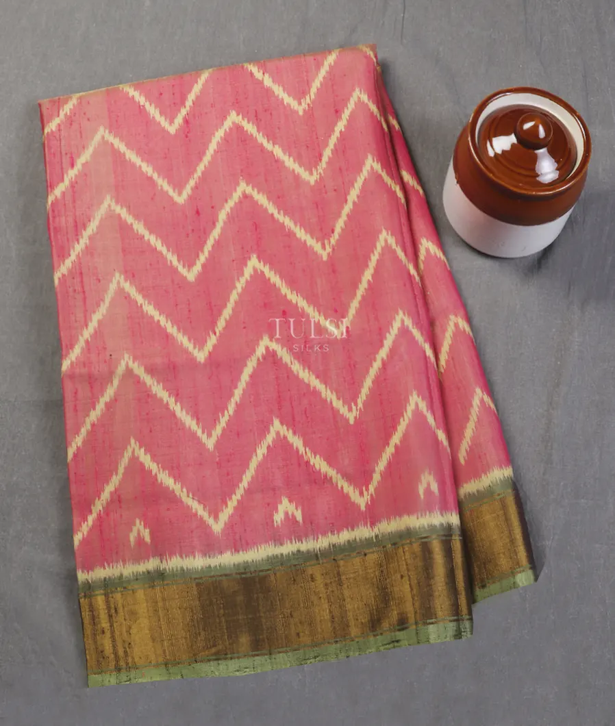Pink Patola Silk Saree T531205-image