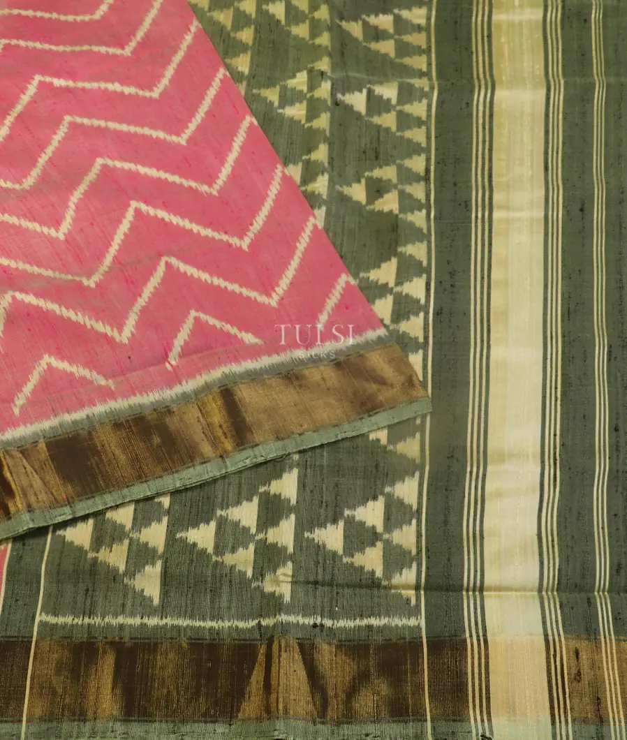 Pink Patola Silk Saree T5312052