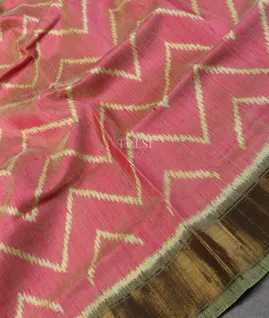 Pink Patola Silk Saree T5312055