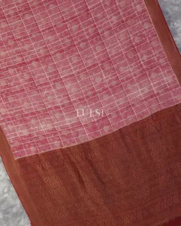 Pink Mysore Crepe Silk Saree T5260264
