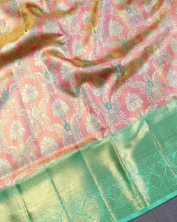 Pink Tissue Kanjivaram Silk Saree T4814835