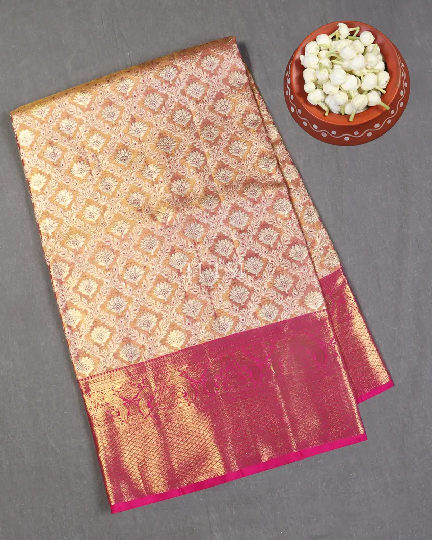 Purple Tissue Kanjivaram Silk Saree T532421-image