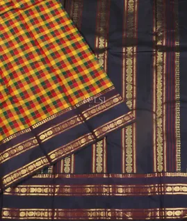 Multicolour  Kanjivaram Silk Saree T5231432